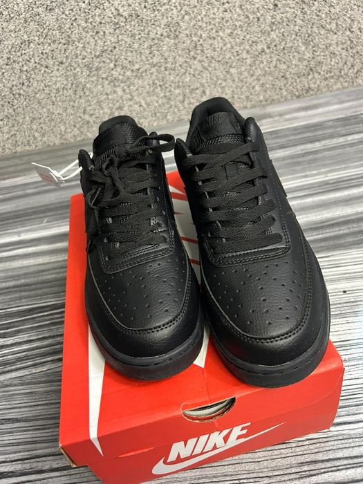 Adidași Nike Court Vision Low Triple Black – Mărimea 43 – Noi