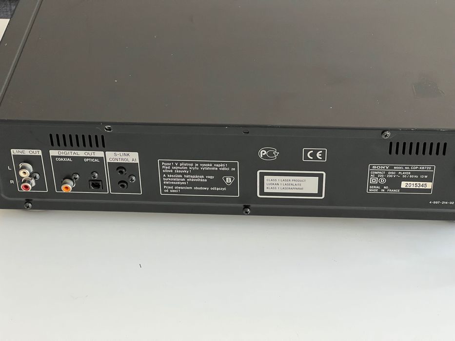 CD player Sony CDP-XB 720 QS cu TEXT cu telecomanda