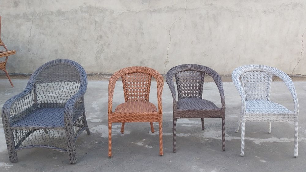 Акция!!! Дачные Стол-стуль (плетёный)