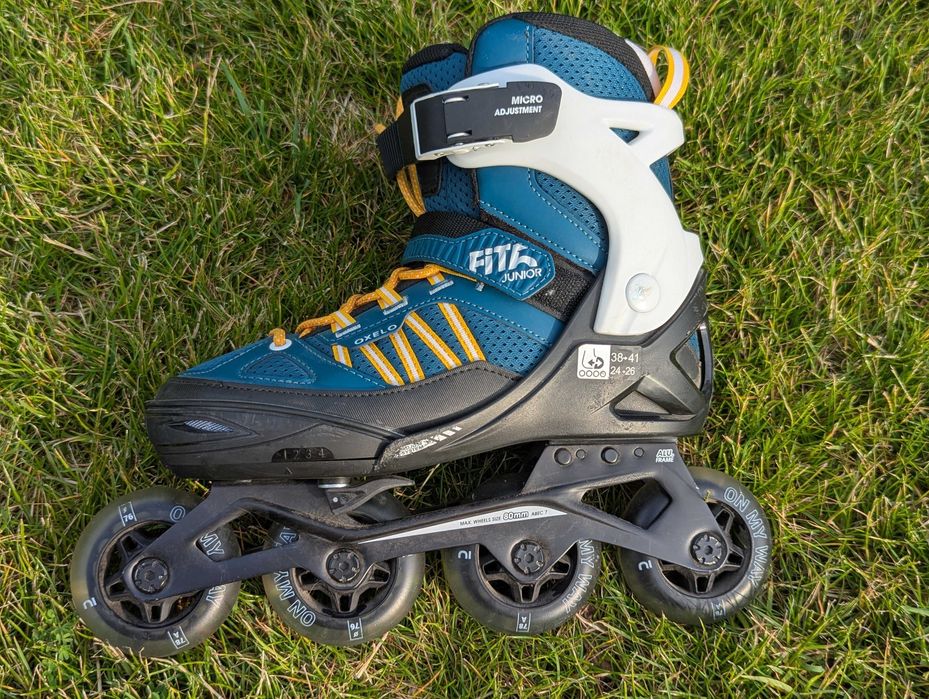 Role Oxelo reglabile Fit5 Junior - marime 38-41