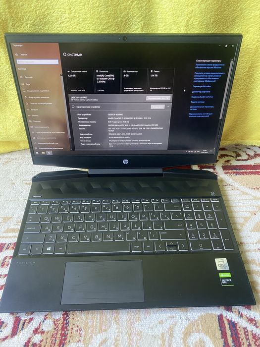 Продам игровой ноутбук HP