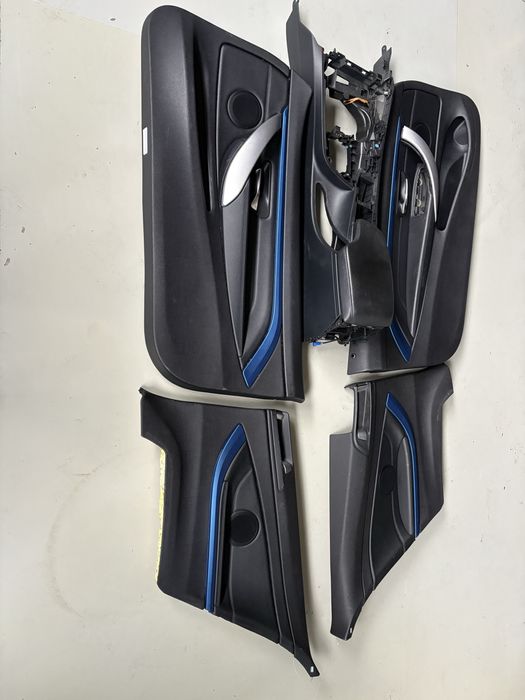 Спортен кожен салон recaro/за bmw f32/бмв ф32/ел. С памет/ подгрев/