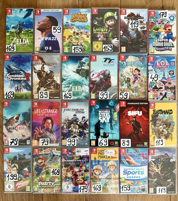 Joc Nintendo Switch 1 & 2  - vezi poze - suna pt detalii