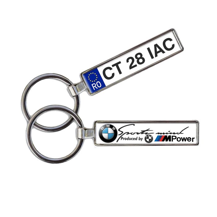 Brelocuri auto personalizate cu nr auto