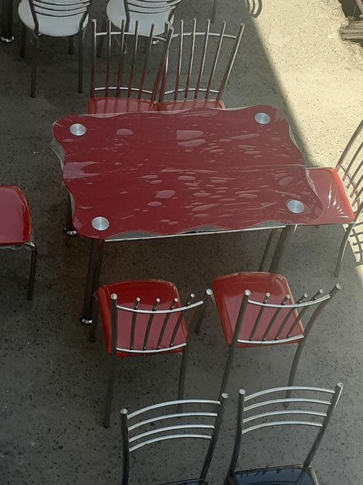 Нержавейкадан Стол Стуллар