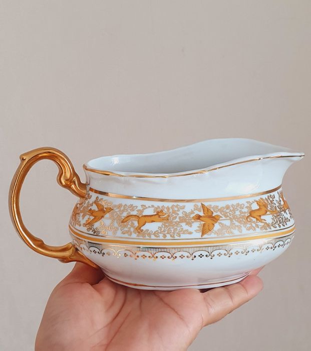 Чешская посуда соусница, молочница Новая