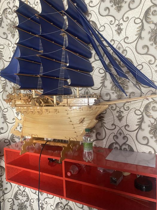 Большой корабль ручная работа