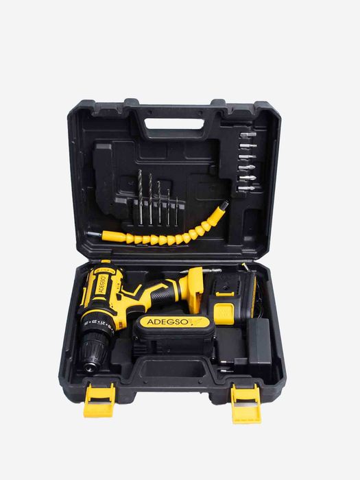 ADEGSO аккумуляторный ударный гайковёрт – 21В,  с зарядкой и кейсом