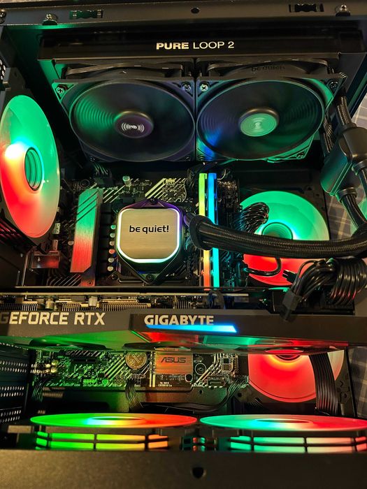 Геймърски i7 11700K/RТX 3070/16Gb рам/Nvme+SSD 1,5tb/Asus Top RGB