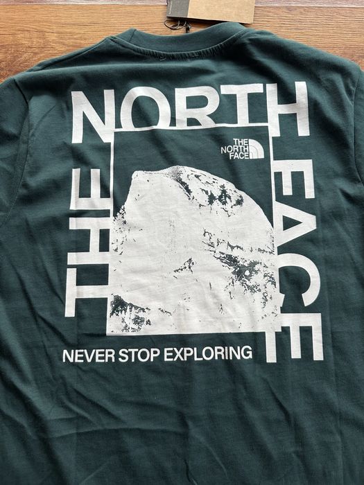 Мъжки,памучен,къс екип The North Face в масленозелено