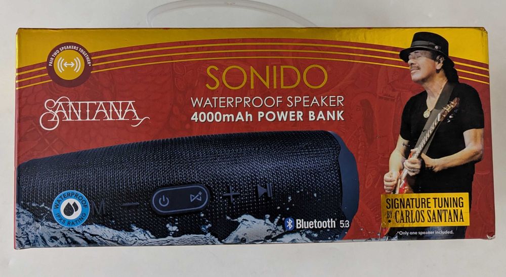 SONIDO Carlos Santana waterproof speaker водонепропусклива тон колона от Сащ