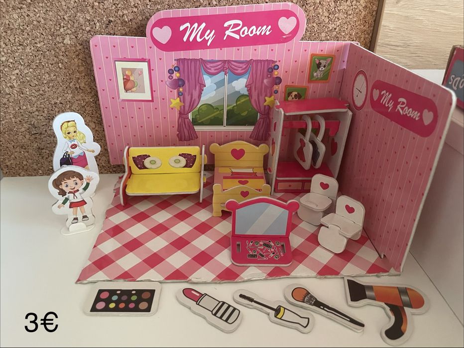 Кукли  барбита с аксесори, детски комплекти за прически, маникюр