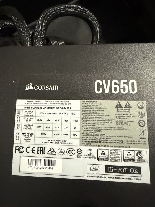 Sursa Corsair CV650 Bronze+