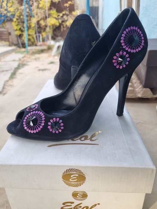 туфли замшевые итальянские