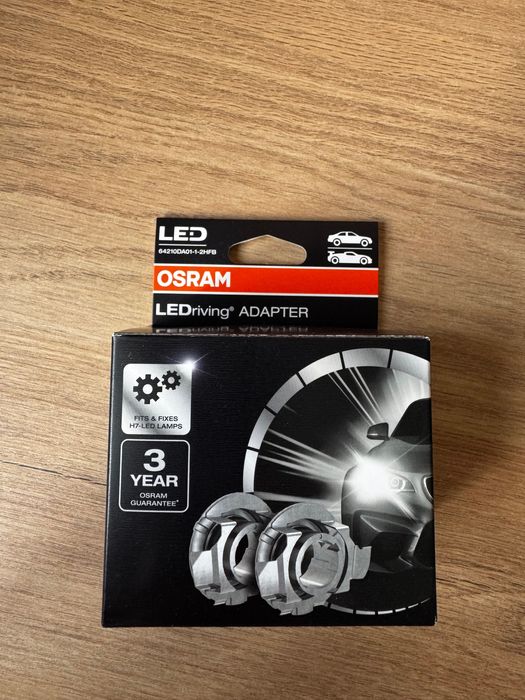 Set 2 adaptori becuri H7 Led Osram originale noi