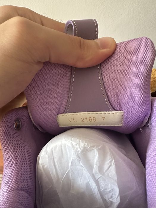 Louis Vuitton LV Skate Sneaker Purple Gradient Damier Denim