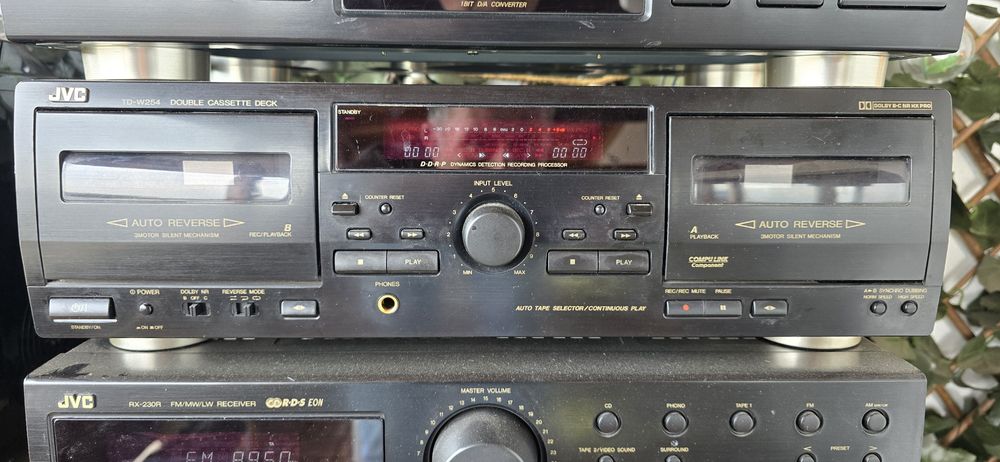 JVC  Ресивър RX- 230RBK , дек TD-W254BK , CD XL-V120BK