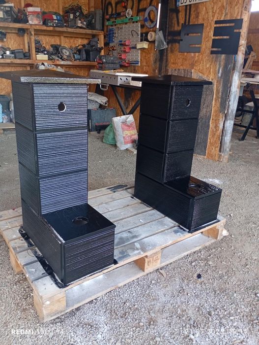 Fântânițe decorative din ciment alb