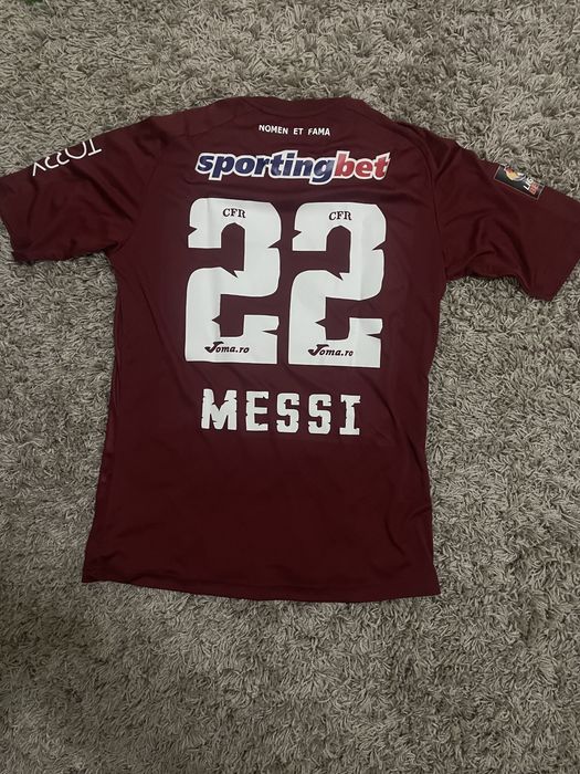 Tricou CFR Cluj Joma – Personalizat MESSI #22 – Mărimea M – Original Liga 1