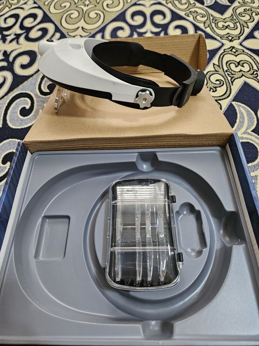 Налобные очки лупа