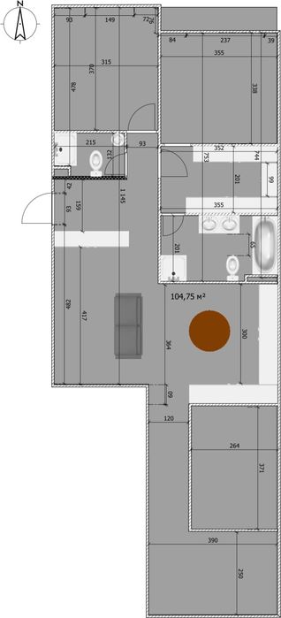 Продам квартиру 104 м2