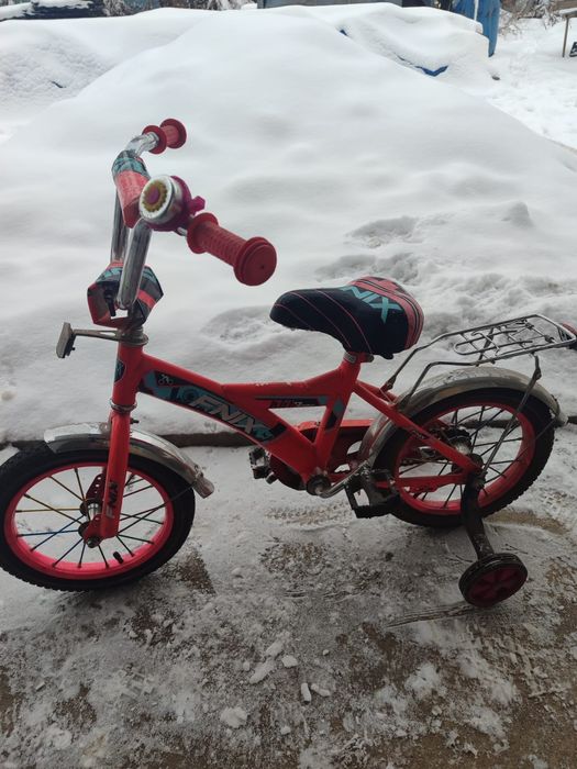 Велосипед детский розовый