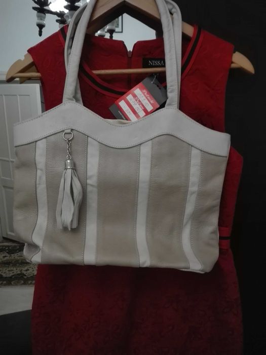 Geanta dama +2 rochii +1bluza