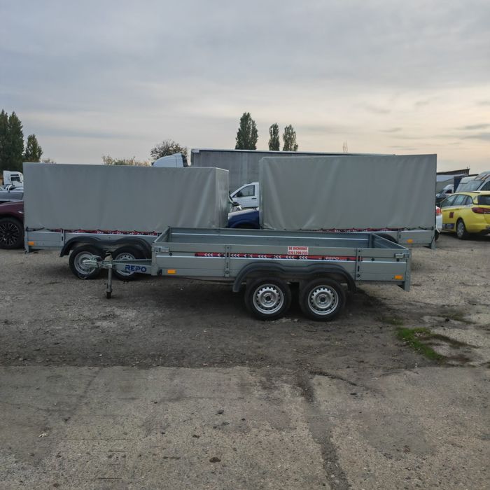 Inchiriere remorca 750 kg 3 metri. de volum se conduce cu B