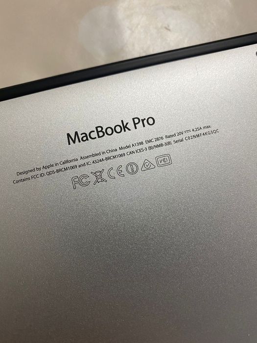 Macbook pro 15", 2014 год