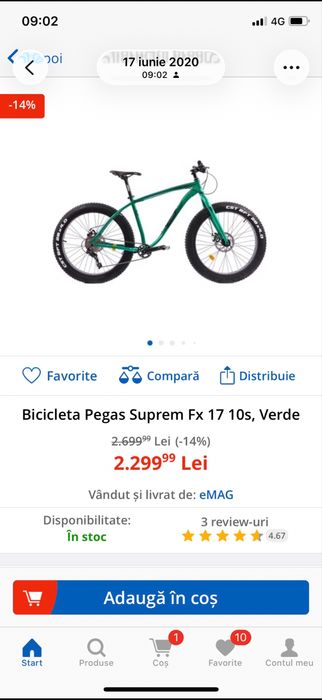 Bicicleta  pegas