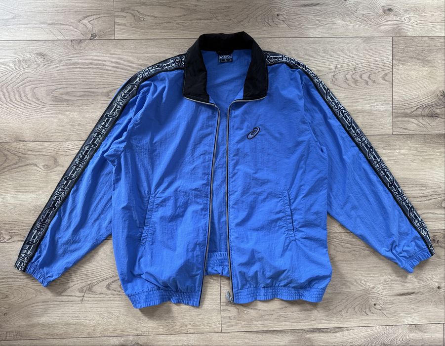 Geaca ASICS Retro Windbreaker Albastru Barbati | Marime L