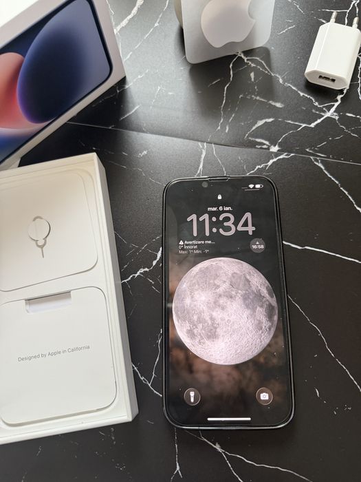 Iphone 14 Plus / Blue - 128 GB, Stare: excelentǎ, 83% Battery.