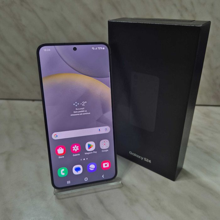 Telefon Samsung Galaxy S24 Negru 256GB Cutie Zeus Amanet Rahova 34663