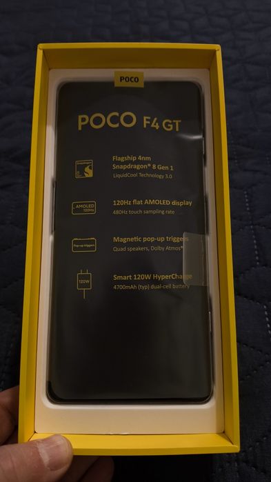 Xiaomi Poco F4 GT Knight silver