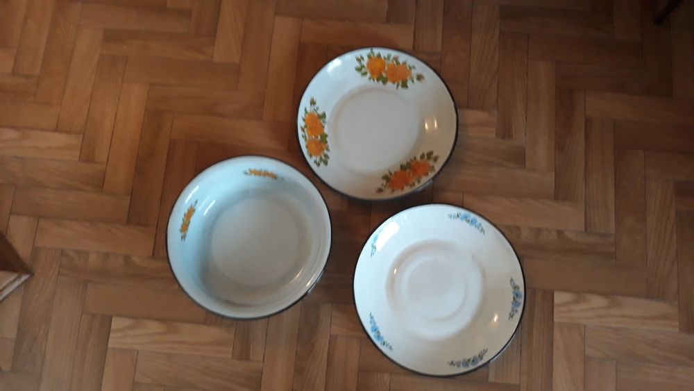 Блюдо. Эмалированное советское