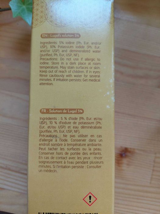 Iod Lugol 5% 100ml nou sigilat.