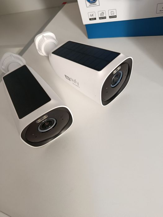 Kit supraveghere 2 camere cu panou solar + homebase pentru salvare înregistrari
