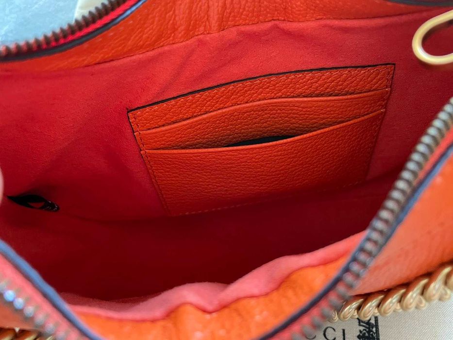 GUCCI Дамска Кожена Чанта Гучи Aphrodite Златно GG Gold Автентична