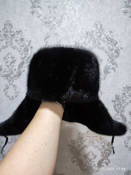 Норковая шапка ушанка