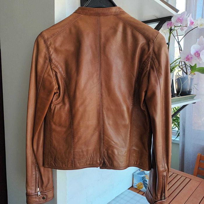 Geaca piele Massimo Dutti