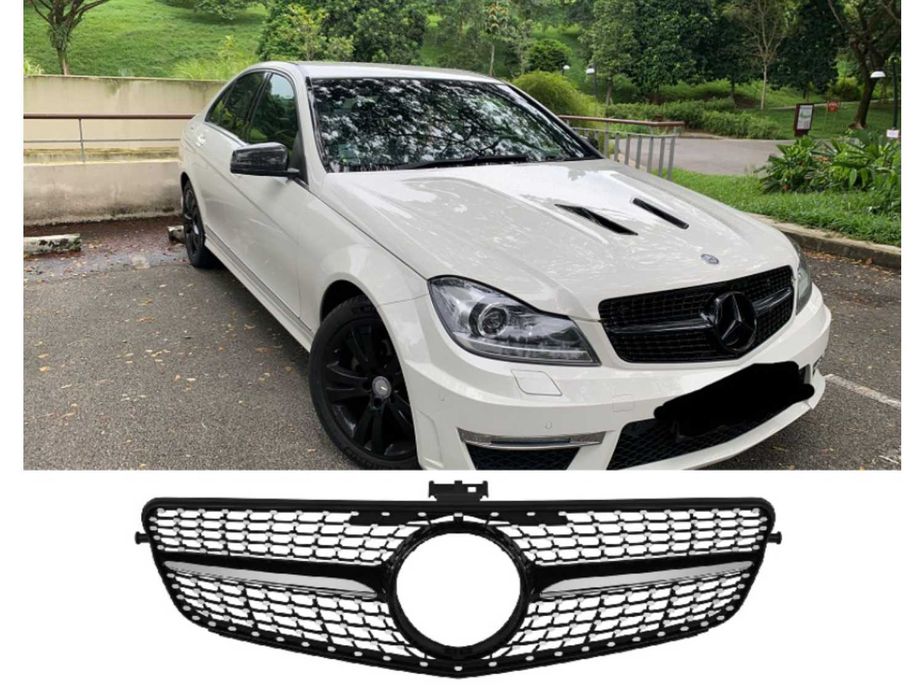 Диамантена решетка за Mercedes C класа W204 07-14г