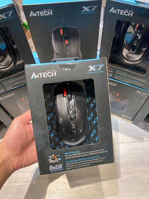 USB Проводная мышь Bloody X-718BK Black (X7)