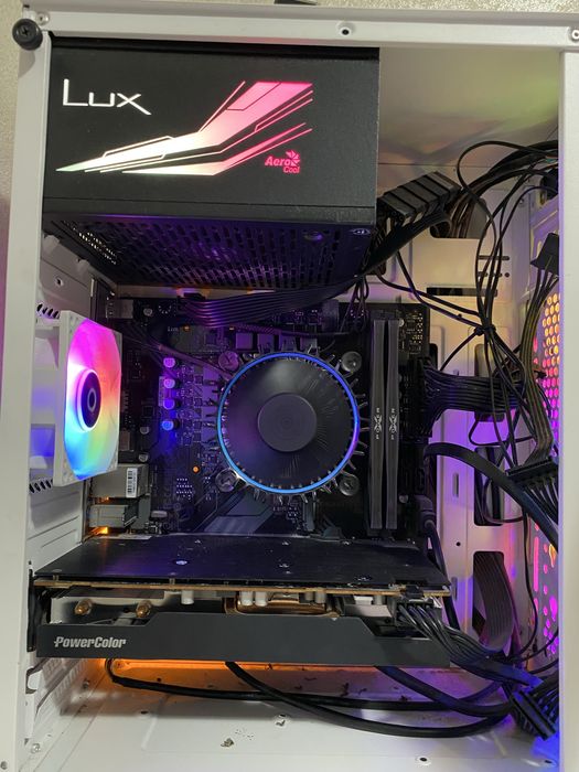 Setup Complet Gaming 1080p - PC RX 7600 + i3 Gen 12 + Monitor 27" + Periferice (negociabil; fara livrare)