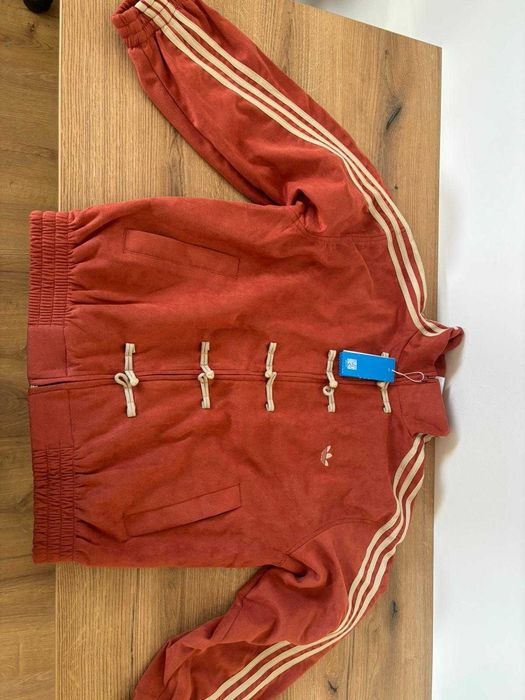 Hanorac Adidas portocaliu marimea L originala