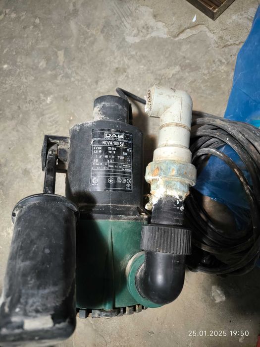Pompa submersibila ape uzate DAB NOVA 180 SV, H max 4,8m