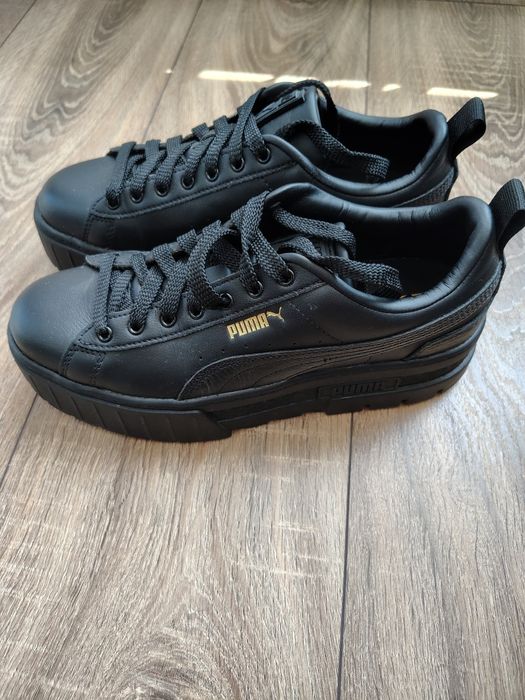 Маратонки Puma от естествена кожа