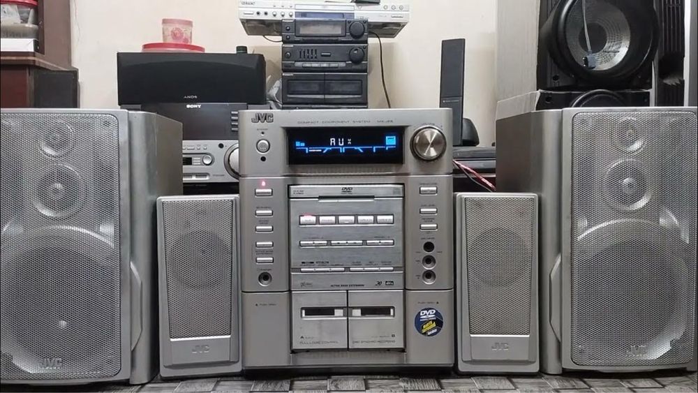 Музыкальные центры sony, jvc, technics