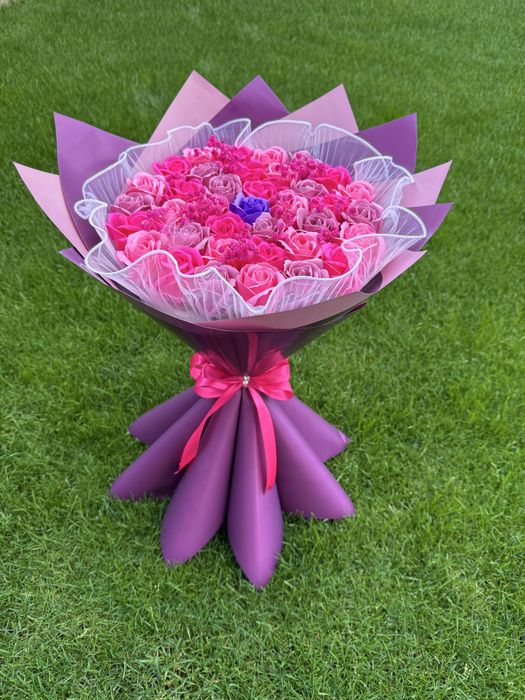 Buchet trandafiri sapun