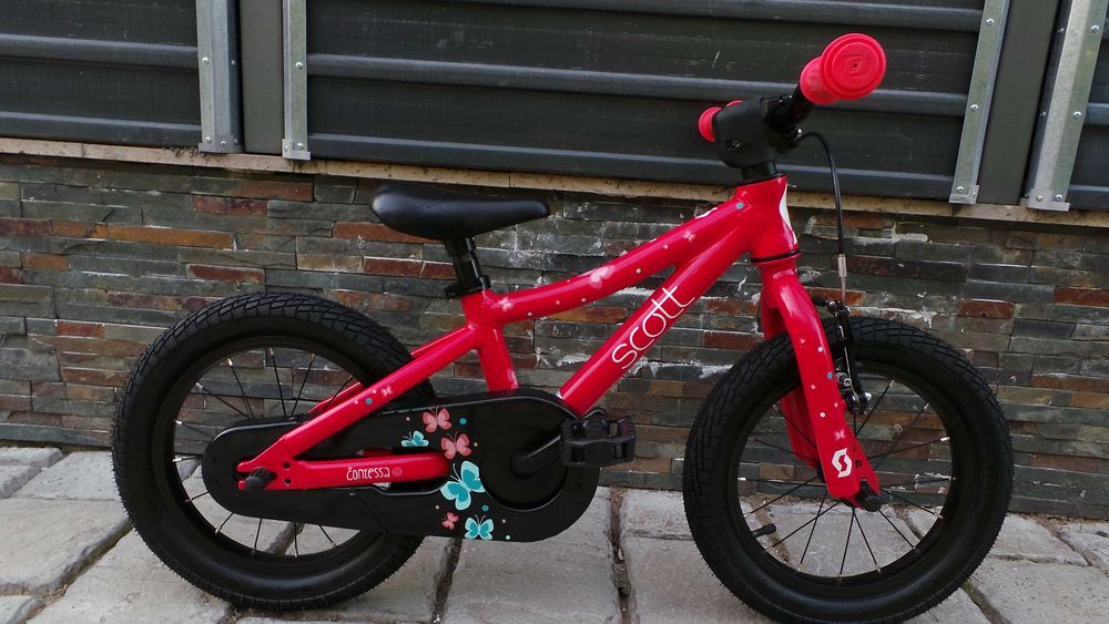 Bicicleta pentru copii Mtb Scott 14" /aluminiu/ca noua