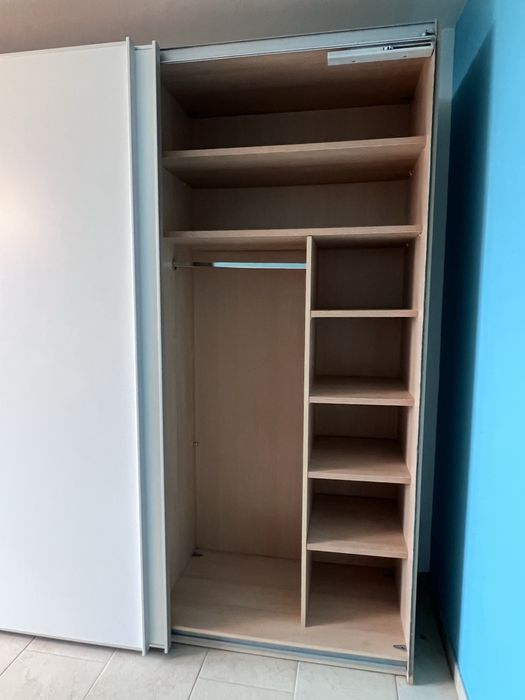 Dressing/Dulap 400/222/65 cm 4 usi culisante alb mat